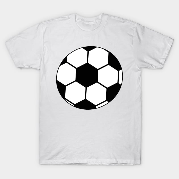 Soccer Ball T-Shirt by Nutmegfairy